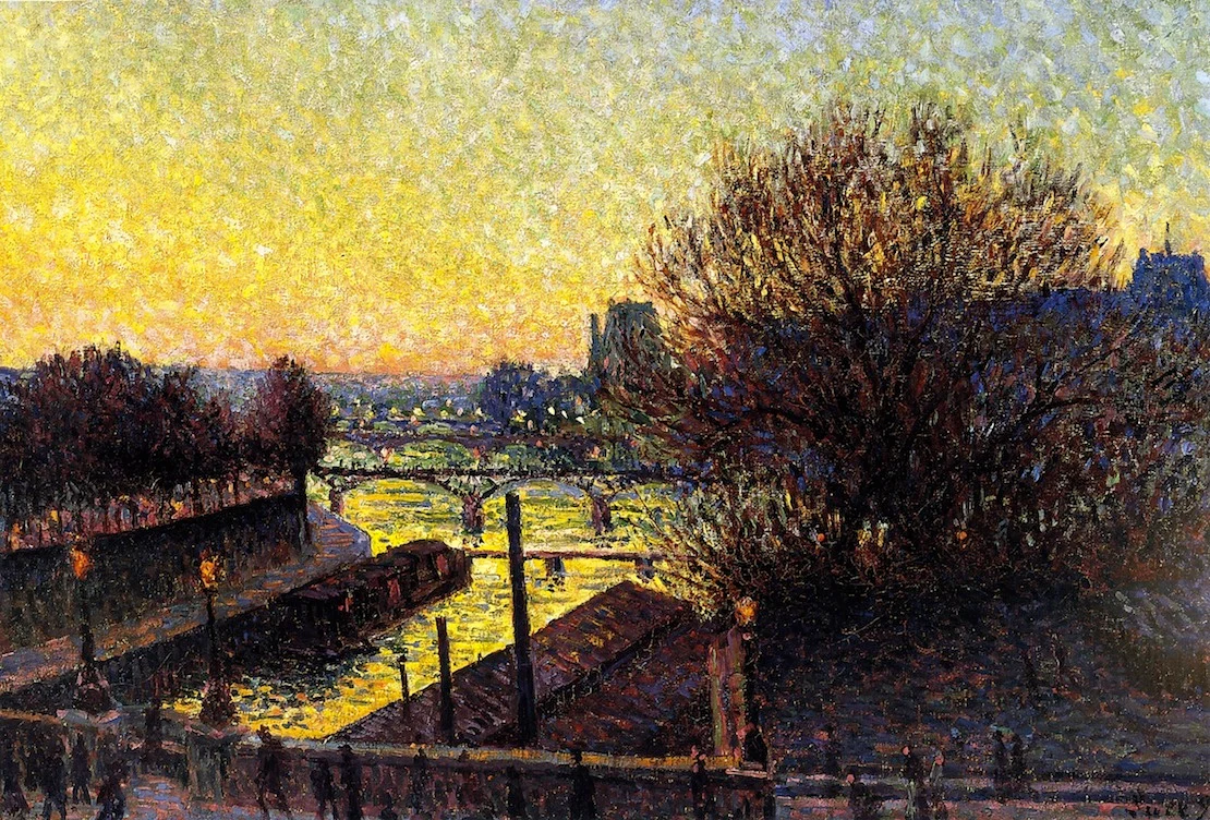The Seine at Dusk